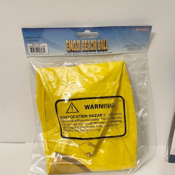 Emoji Beach Ball and Gigantic Inflatable Sport Ball - Picture 9 of 14